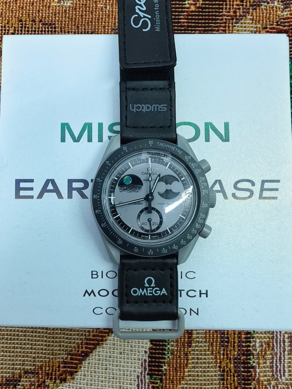 Swatch x Omega Moonswatch Mission To Earthphase Watch